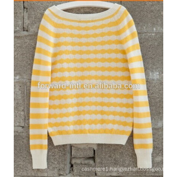 100% Cashmere Lady Knitted Pullover High Quality